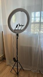 LED ringlamp, Ophalen of Verzenden, Zo goed als nieuw, Lamp of Flitsset