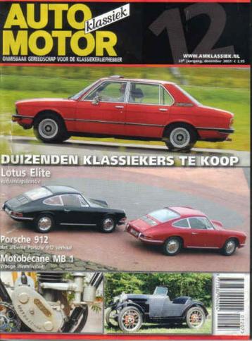 AMK 12 2007 : Porsche 912 - BMW 525 - Lotus Elite - Austin beschikbaar voor biedingen