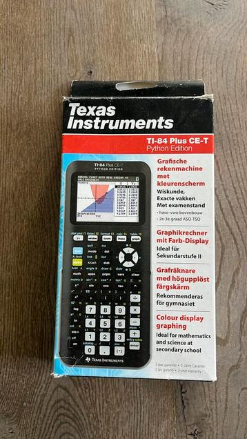 TI 84 plus CE-T Python Edition kleur beschikbaar voor biedingen