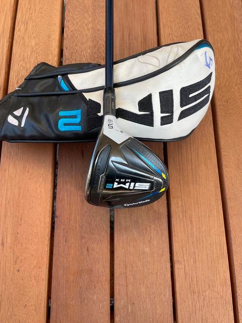 Taylormade Sim 2 Max 5 Fairway Wood Regular Flex Houten 5 18, Sport en Fitness, Golf, Zo goed als nieuw, Club, Overige merken