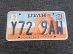 Kentekenplaat UTAH USA Nummerplaat nummerbord License plate, Ophalen of Verzenden, Gebruikt, Auto's