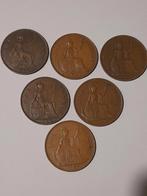 6 Engelse Pennies - Verschillende Jaartallen, Ophalen of Verzenden, Overige landen, Losse munt