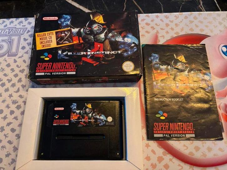 Killer Instinct SNES - Compleet in Doos!, Spelcomputers en Games, Games | Nintendo Super NES, Gebruikt, Vechten, 2 spelers, Vanaf 12 jaar