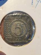 5 cent 1941 zink nr.5 (06), Postzegels en Munten, Munten | Nederland, Ophalen of Verzenden, Koningin Wilhelmina, 5 cent