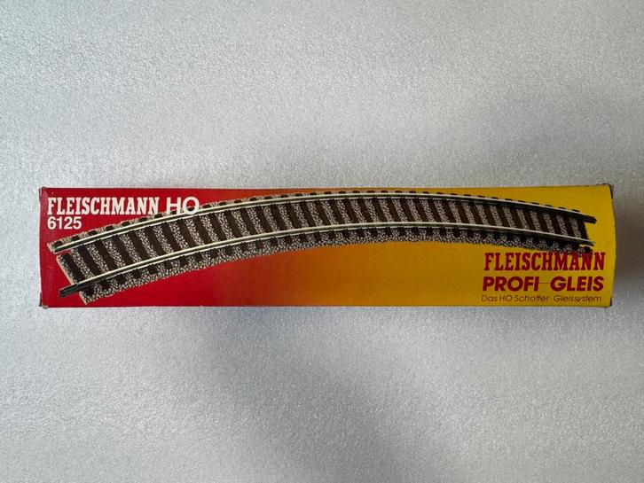 Fleischmann Profi Rails, 6125 (10 stuks in OVP), Hobby en Vrije tijd, Modeltreinen | H0, Zo goed als nieuw, Rails, Gelijkstroom