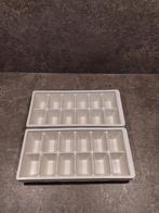 2 ijsblokmakers voor 24 ijsblokjes., Ophalen of Verzenden