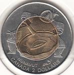 Canada 2 Dollars 1999 NUNAVUT Silk Cream - Drum Dancer UNC, Postzegels en Munten, Munten | Amerika, Ophalen of Verzenden, Losse munt