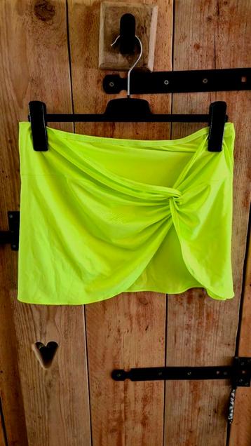 neon geel/groen strand rokje maat L h&m  beschikbaar voor biedingen