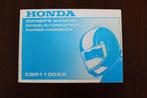 Honda CBR1100XX 1996 motorcycle owner's manual CBR 1100 XX, Motoren, Handleidingen en Instructieboekjes, Ophalen of Verzenden