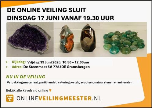 Veel soorten natuur mineraalstenen aangeboden in veiling, Verzamelen, Mineralen en Fossielen, Mineraal, Ophalen