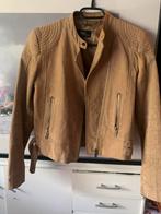 Mango Suede damesjas maat S, Ophalen of Verzenden, Zo goed als nieuw, Maat 38/40 (M), Bruin