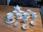Porseleinen vintage Kinderservies met Bloemenmotief, Ophalen of Verzenden