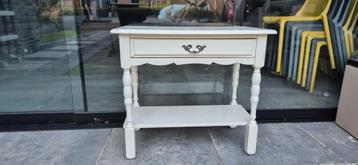 Brocante Dressoir / Bijzettafel met Lade beschikbaar voor biedingen