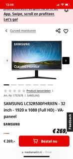 SAMSUNG LC32R500FHRXEN - 32 inch te koop - “CURVED MONITOR”, Computers en Software, Monitoren, Curved, 60 Hz of minder, Ophalen of Verzenden