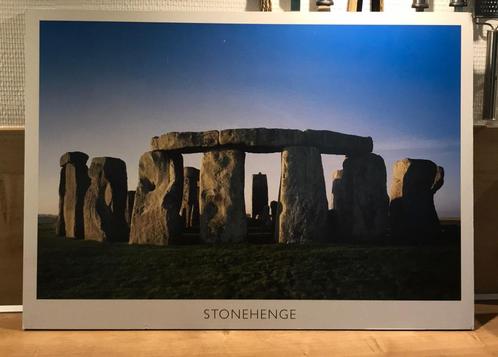 Stonehenge exhibition poster op licht materiaal, Antiek en Kunst, Kunst | Tekeningen en Foto's, Ophalen