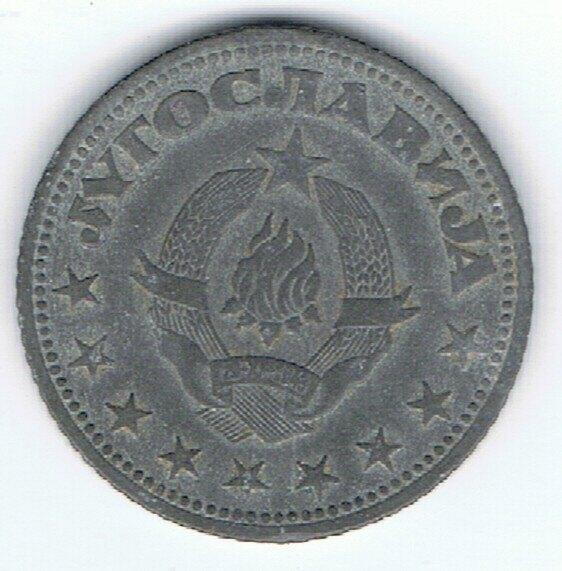 23-267 Yugoslavie 2 dinar 1945, Postzegels en Munten, Munten | Europa | Niet-Euromunten, Losse munt, Joegoslavië, Verzenden