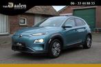 Hyundai KONA EV Premium 64 kWh SOH 95.2 LEER NAVI LED 99000K, Gebruikt, Zwart, Blauw, 204 pk