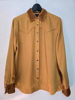Leuke blouse met fluwelen kraag - Scotch&Soda - maat XS, Geel, Scotch & Soda, Ophalen of Verzenden, Zo goed als nieuw