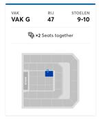 2x Ludovico Einaudi - Vak G - Rij 47 - Stoel 9&10 - 5 juli, Tickets en Kaartjes, Twee personen