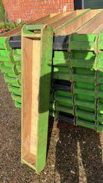 Mooie Houten Bakken - 19x114 cm, Tuin en Terras, Bloembakken en Plantenbakken, Ophalen, Gebruikt, Minder dan 30 cm, 100 cm of meer