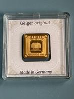5 gram goud van Geiger in capsule., Postzegels en Munten, Edelmetalen en Baren, Goud, Verzenden