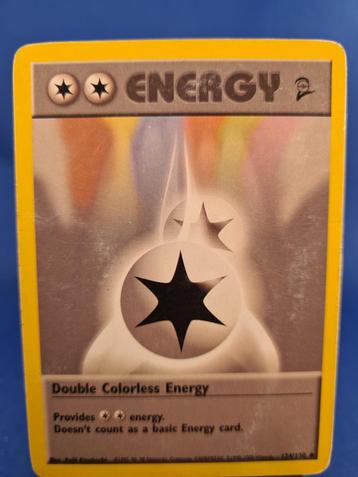 Double Colorless Energy 124/130 - Base Set 2 beschikbaar voor biedingen