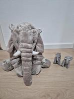 Grote en kleine olifanten knuffels, Ophalen of Verzenden, Zo goed als nieuw, Olifant