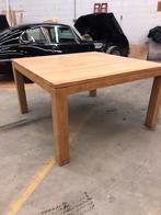 Teak Houten Tafel, massief, Afm: 140 x 140 H 78 cm ,, Huis en Inrichting, Tafels | Eettafels, 100 tot 150 cm, Zo goed als nieuw