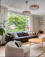 Sissy Boy Velvet Bank 4-zits - Grijs, Ophalen, 250 tot 300 cm, Gebruikt, 75 tot 100 cm