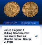 United Kingdom 1 Shilling George VI 1940, Ophalen, Buitenland, Munten