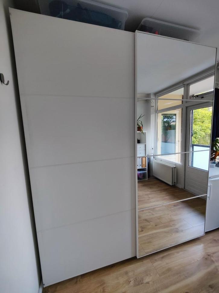 Ikea PAX AULI spiegel schuifdeur 200x236, Huis en Inrichting, Kasten | Kledingkasten, Zo goed als nieuw, 200 cm of meer, 50 tot 75 cm