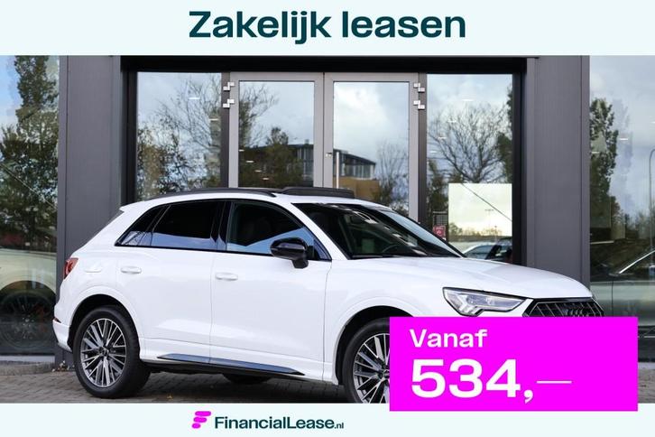 Audi Q3 45 TFSI e *S LINE*PANO*BLACKPACK*KEYLESS*CARPLAY*WIN, Auto's, Audi, Bedrijf, Lease, Financial lease, Q3, ABS, Airbags