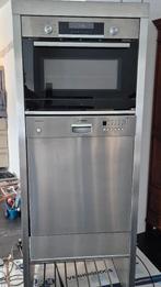 Industriële RVS-kast met Bosch inbouwapparatuur, Witgoed en Apparatuur, Ovens, Ophalen, Gebruikt, Inbouw, 45 tot 60 cm
