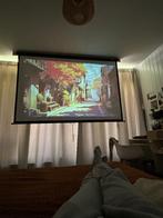 Projectiescherm, Ophalen, Handmatig, Zo goed als nieuw
