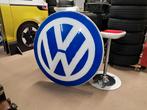 Mooie bolle VW logo 113cm VW dealer lichtbakplaat Alu rand, Verzamelen, Merken en Reclamevoorwerpen, Ophalen, Eu, Gebruikt, Eu