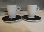 Graf Von Henneberg espresso kop en schotel 2x, Ophalen of Verzenden, Zo goed als nieuw, Overige stijlen, Kop(pen) en/of Schotel(s)