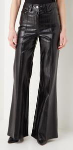 Stand Studio high waist flared broek imitatieleer mt 38, Stand Studio, Zwart, Nieuw, Ophalen of Verzenden