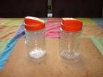 2 Mooie glazen voorraadpotten in een goede staat, Huis en Inrichting, Ophalen of Verzenden, Zo goed als nieuw