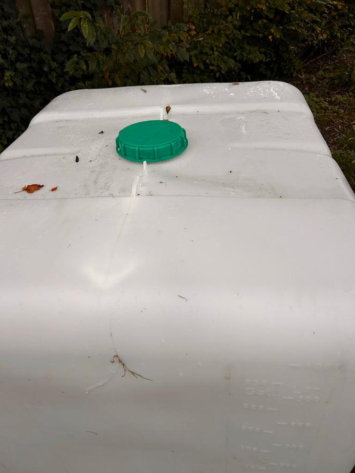 IBC Container 1000 Liter, Tuin en Terras, Regentonnen, Gebruikt, Kunststof, 150 liter of meer, Met kraantje, Ophalen of Verzenden