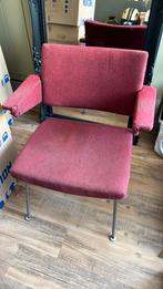 Gispen 1445 cordemeyer fauteuil, Huis en Inrichting, Ophalen, Gebruikt, Vintage, Rood