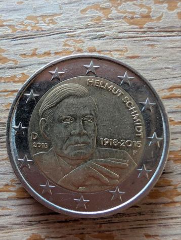 2 Euro munt Duitsland. Herdenkingsmunt. beschikbaar voor biedingen