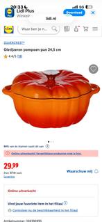 Lidl pan oranje zoekt, Huis en Inrichting, Ophalen of Verzenden, Zo goed als nieuw, Oranje, Overige typen