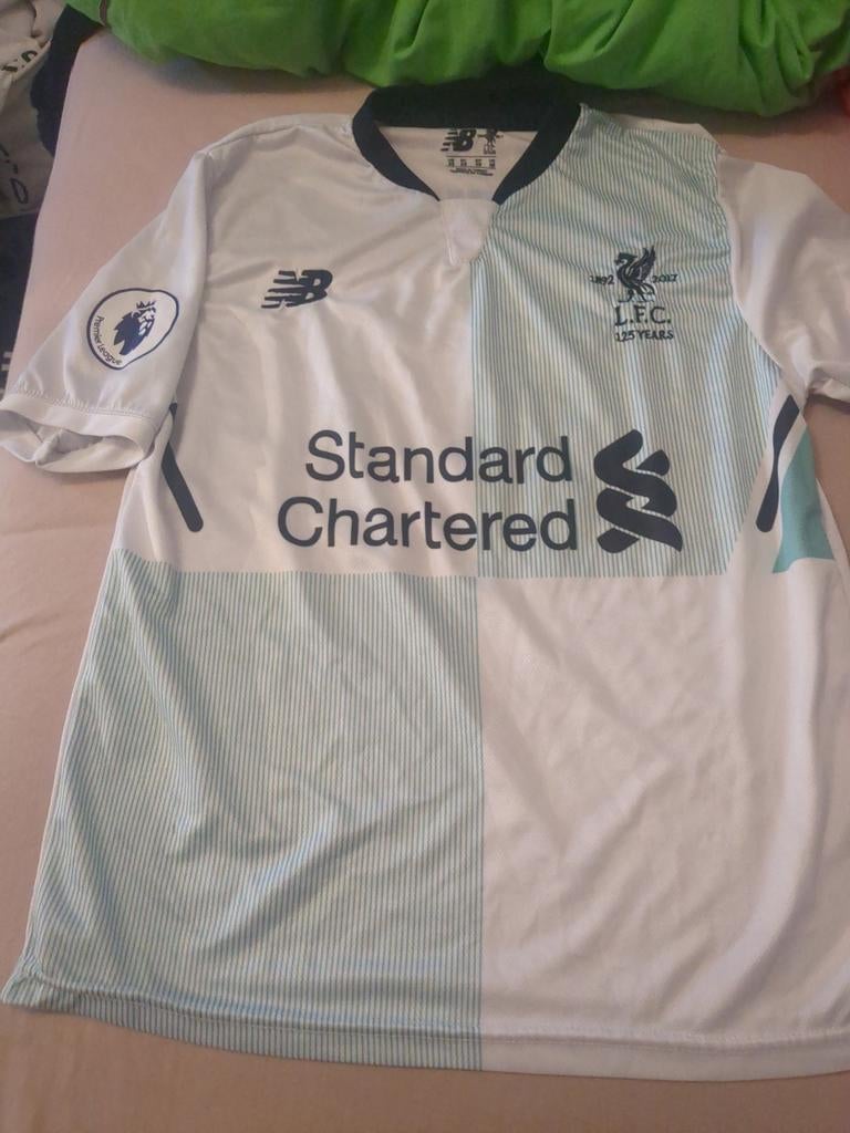 Liverpool Coutinho Shirt - Gedragen, New Balance, Wit, Ophalen of Verzenden, Gedragen