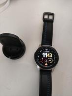 Samsung Galaxy Watch 1 46MM met lederen band., Samsung, Hartslag, Gebruikt, Ophalen of Verzenden