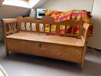 Houten klapbank antiek, Ophalen
