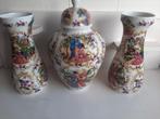 3 mooie chineze vazen bv als kaststel, Huis en Inrichting, Ophalen, Gebruikt, Overige kleuren, Glas