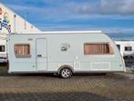 Knaus Eurostar 580, Caravans en Kamperen, Caravans, Rondzit, 2 aparte bedden, Knaus, Tot en met 4