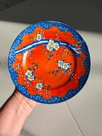Japans bordje blauw rood vintage, Ophalen of Verzenden