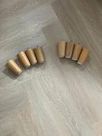 Bedpoten IKEA Brynilen 10 cm hoog 8 stuks, Huis en Inrichting, Ophalen, Gebruikt, Eenpersoons, Overige maten