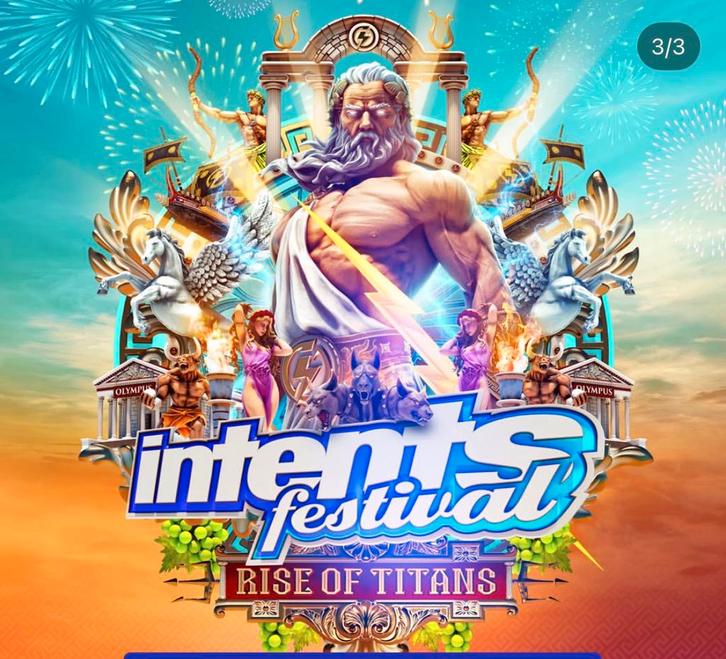 Intents kaartje zaterdag + gratis bus vanag breda en terug, Tickets en Kaartjes, Evenementen en Festivals, Eén persoon